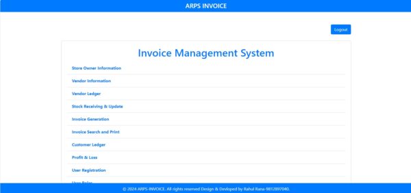 Invoice Managment System